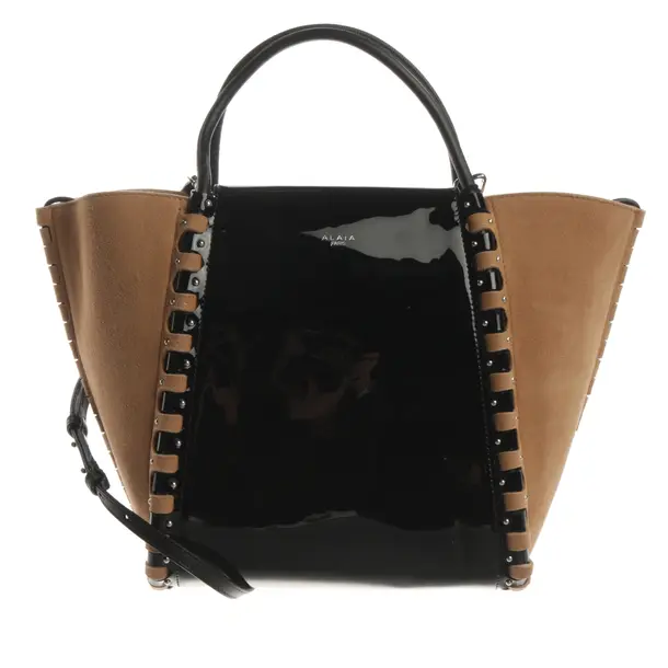 Handbag, in Light Brown, Leather, Alaia