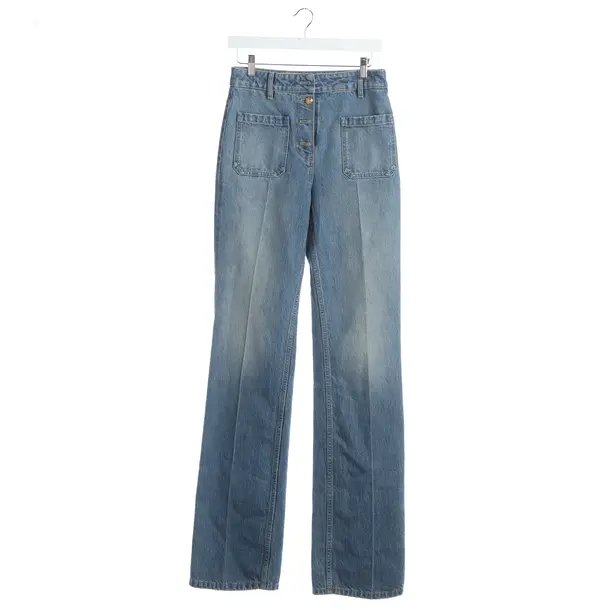 Jeans straight fit, in Blu, Cotone, Valentino