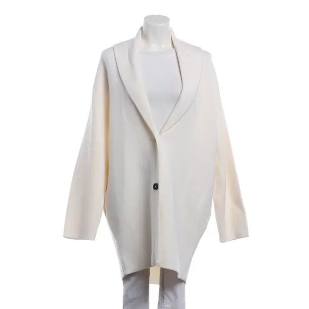 Cardigan, in Beige, Wool, Totême