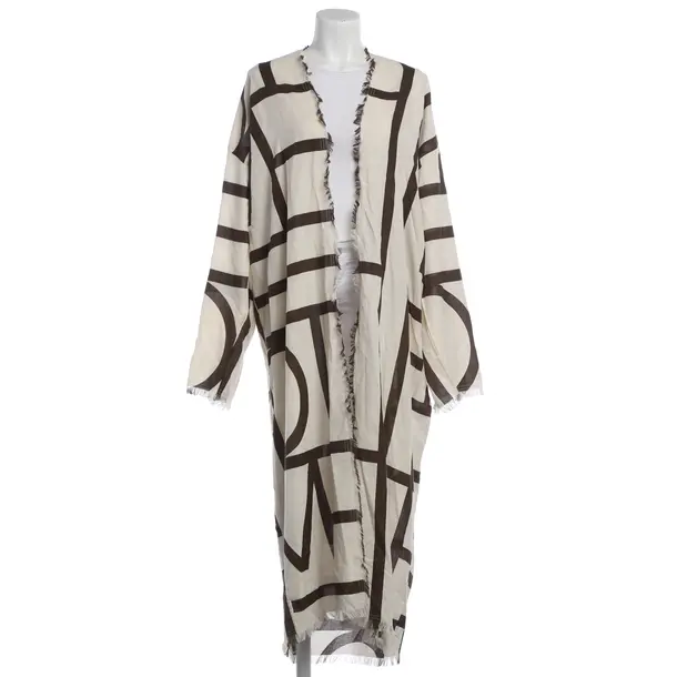 Summer Coat, in Beige, Cotton, Totême
