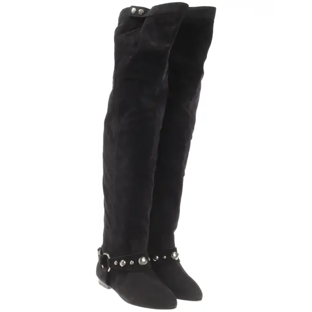 Overkneestiefel, in Dunkelgrau, Isabel Marant
