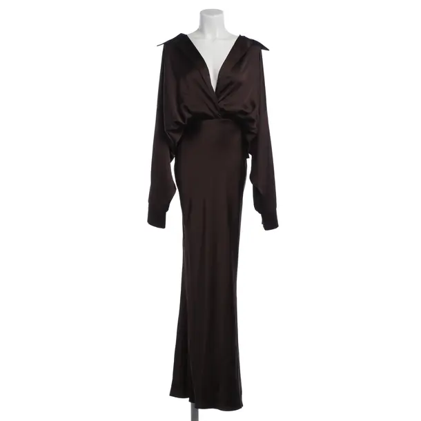 Cocktail Dress, in Dark Brown, Polyester, Norma Kamali