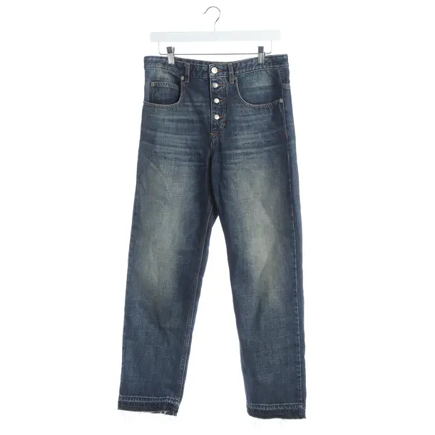 Straight Fit Jeans, in Blue, Cotton, Isabel Marant Étoile