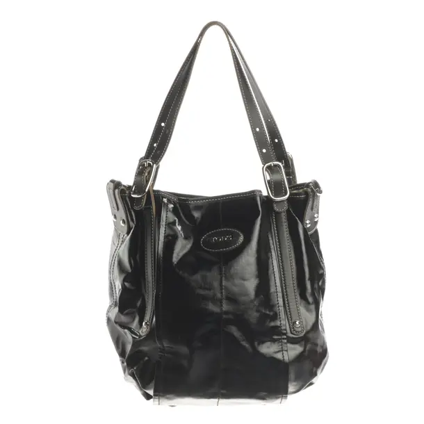 Shoulder Bag, in Black, Polyamide, Tod´s