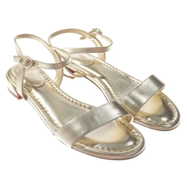 Sandals, in Gold, Christian Louboutin
