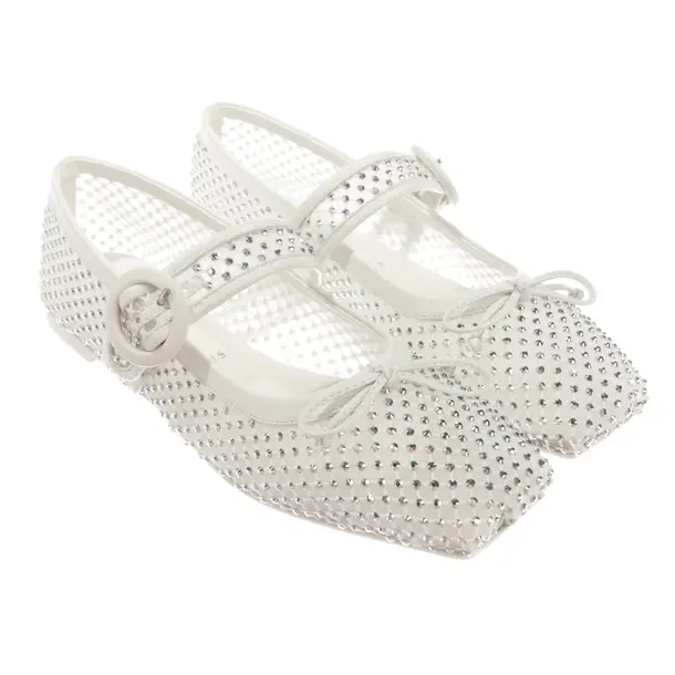 Flats, in White, Christian Louboutin