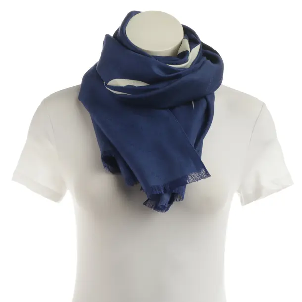 Shawl, in Blue, Silk, Balenciaga