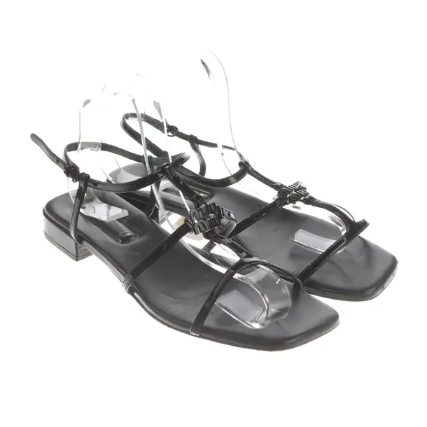 Strappy Sandals, in Black, Miu Miu