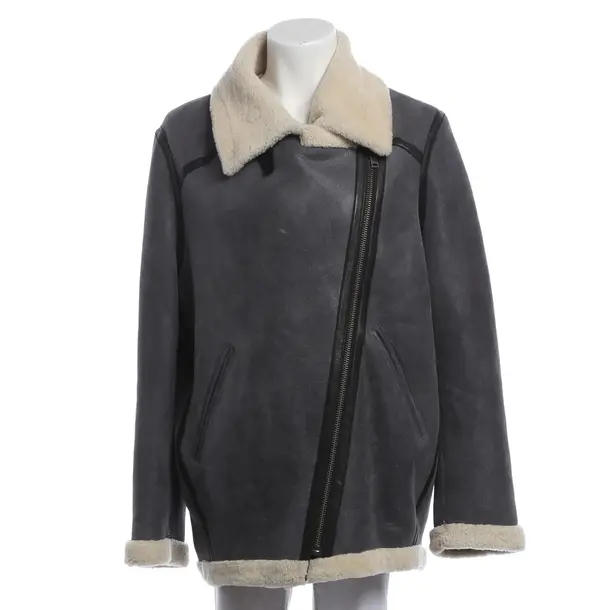LeatherJacket, in Gray, Leather, Isabel Marant Étoile