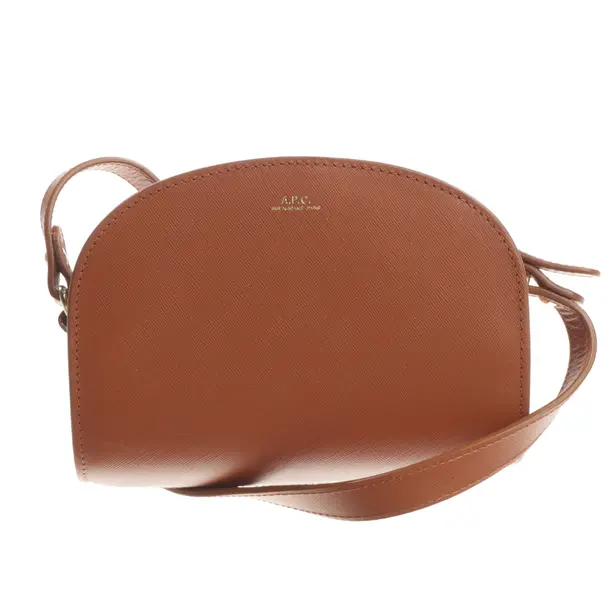 Shoulder Bag, in Brown, Leather, A.P.C
