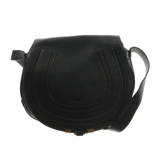 Schultertasche, in Schwarz, Leder, Chloé