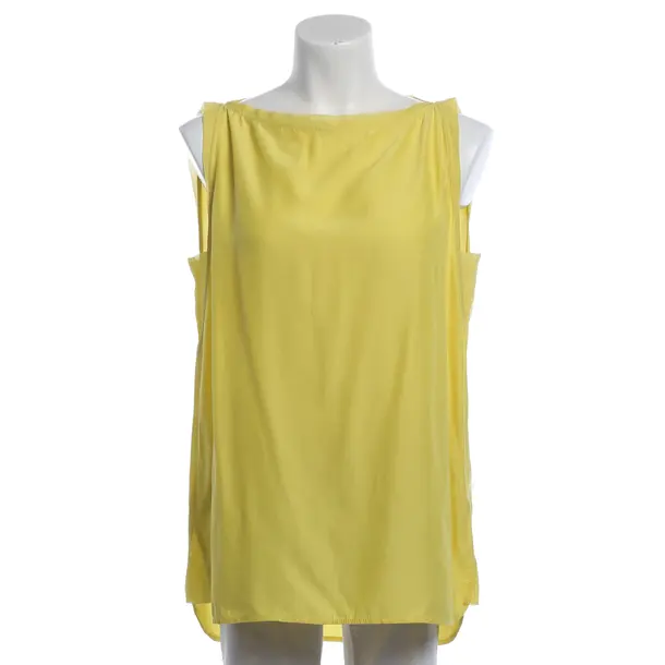 Top, in Yellow, Silk, Hugo Boss Orange