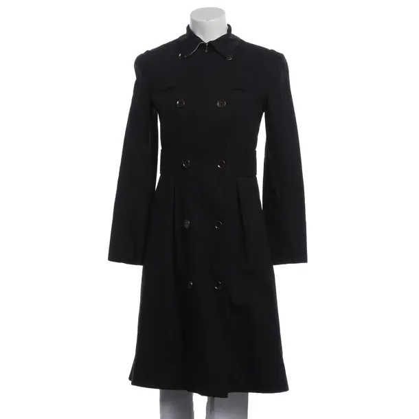 Summer Coat, in Black, Cotton, Diane von Furstenberg