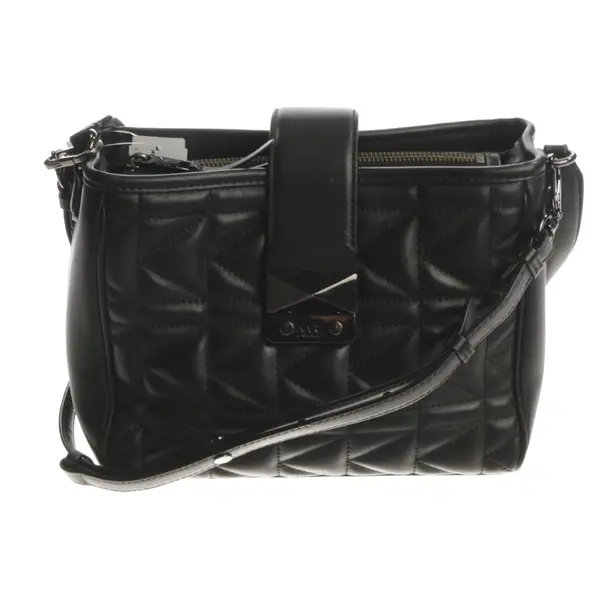 Shoulder Bag, in Black, Leather, Karl Lagerfeld