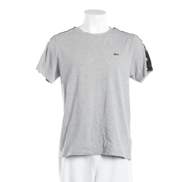 T-Shirt, in Light Gray, Cotton, Lacoste