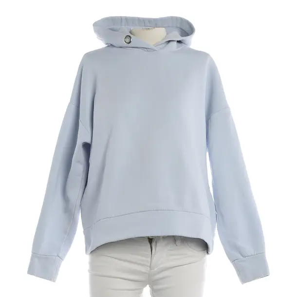 Felpa con cappuccio, in Blu, Cotone, Chiuso