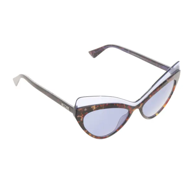 Sonnenbrille, in Blau, Kunststoff, Moschino