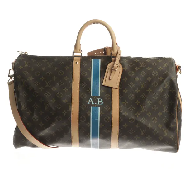 Weekender, in Braun, Canvas, Louis Vuitton