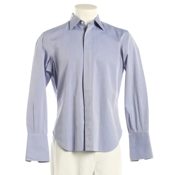 Shirt, in Blue, Cotton, Brioni