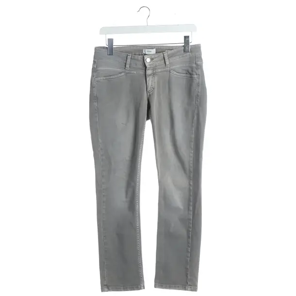 Straight Fit Jeans, in Gray, Cotton, Closed