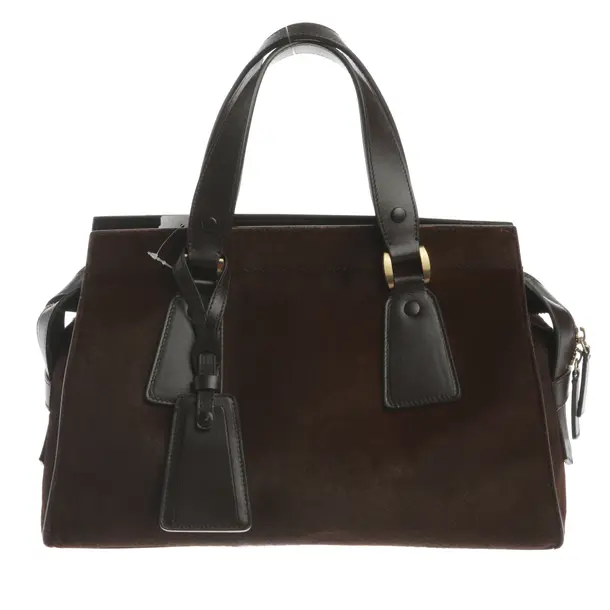 Handbag, in Brown, Leder, Giorgio Armani