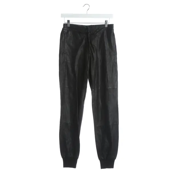 Pants, in Black, Leather, MM6