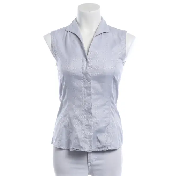 Top, in Light Gray, Cotton, Van Laack