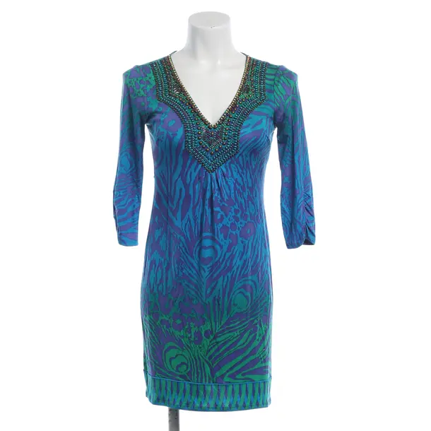 Dress, in Multicolored, Silk, Hale Bob