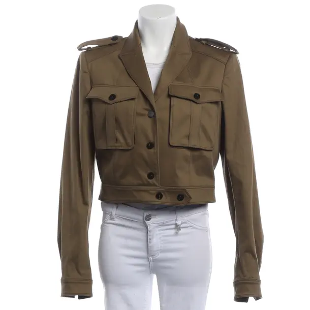 Übergangsjacke, in Olivgrün, Baumwolle, Burberry London