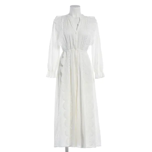 Dress, in White, Baumwolle, Maje