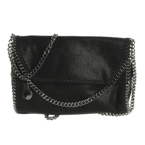 Shoulder Bag, in Black, Polyurethane, Stella McCartney