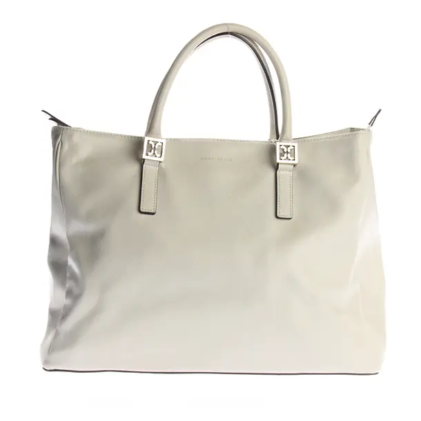 Handtasche, in Hellgrau, Leder, Coccinelle