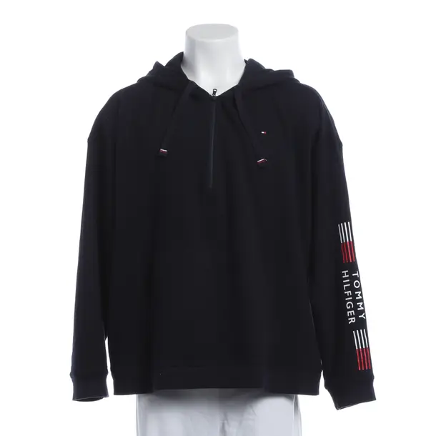 Hoodie, in Navy, Cotton, Tommy Hilfiger