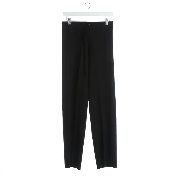 Pants, in Black, Wool, Hemisphere