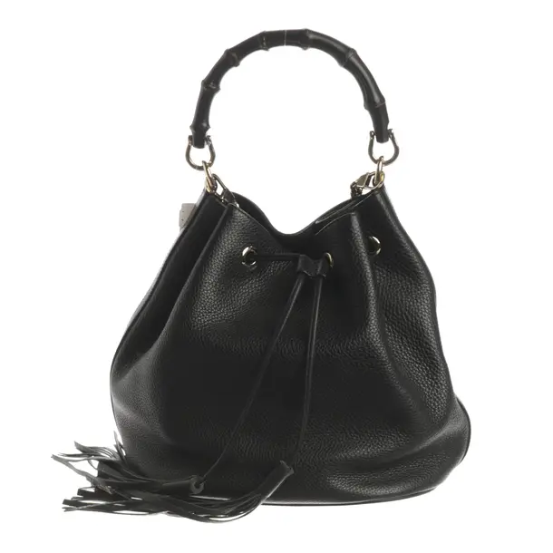 Handtasche, in Schwarz, Leder, Gucci