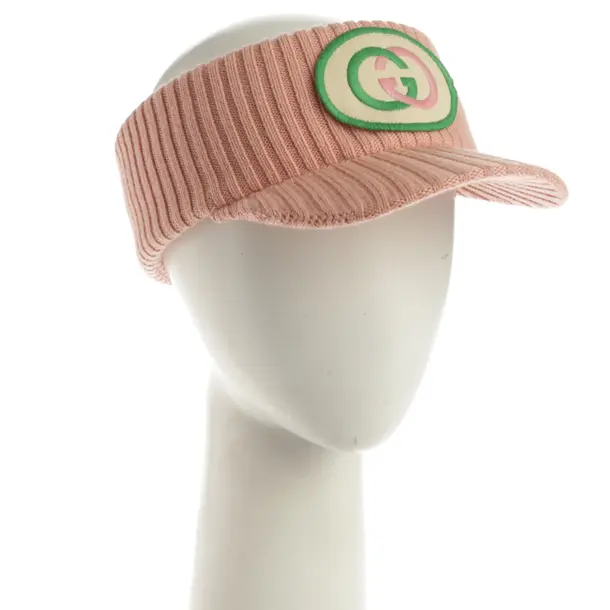 Sun Visor, in Light Pink, Wool, Gucci
