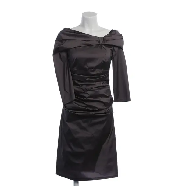 Cocktail Dress, in Gray, Polyester, Talbot Runhof