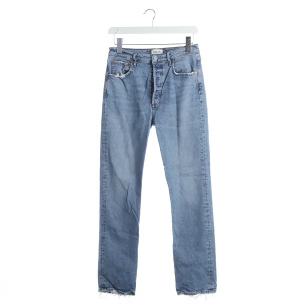 Straight Fit Jeans, in Blue, Cotton, Agolde