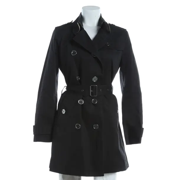 Summer Coat, in Black, Cotton, Burberry Brit