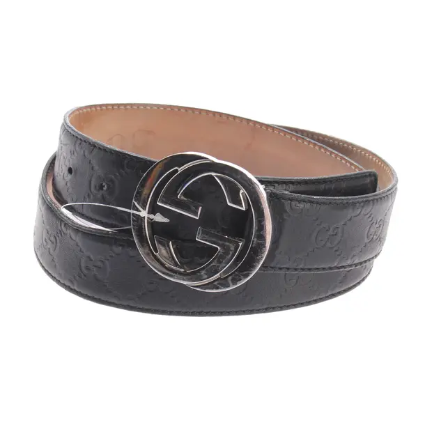 Belt, in Black, Leather, Gucci