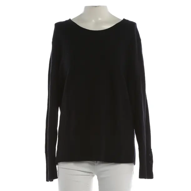 Wool Jumper, in Navy, Wool, Windsor
