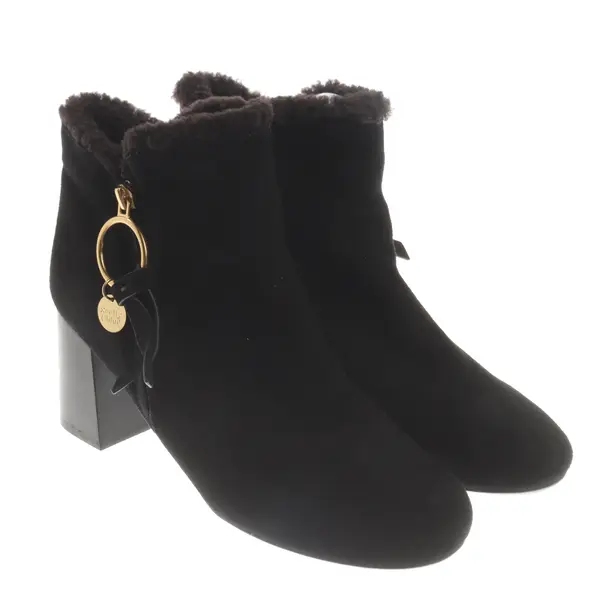 Ankle Boots, in Black, See by Chloé
