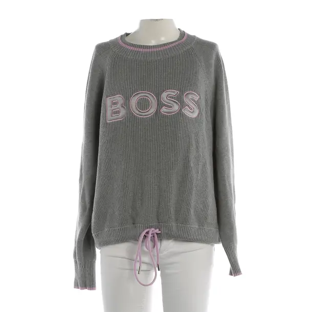 Pullover, in Grau, Wolle, Hugo Boss