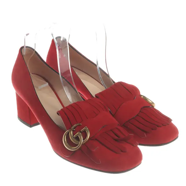 Décolleté, in Rosso, Gucci