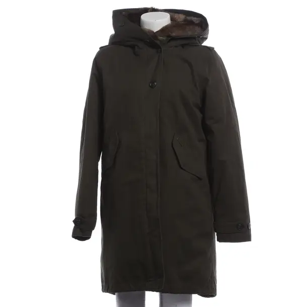 Winter Coat, in Olive Green, Baumwolle, Woolrich
