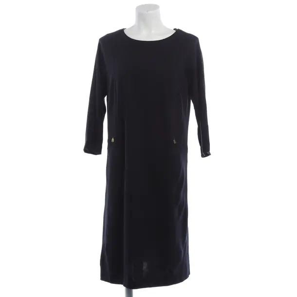 Dress, in Navy, Viscose, Sônia Bogner
