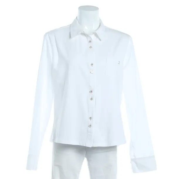 Blouse, in White, Baumwolle, Bogner