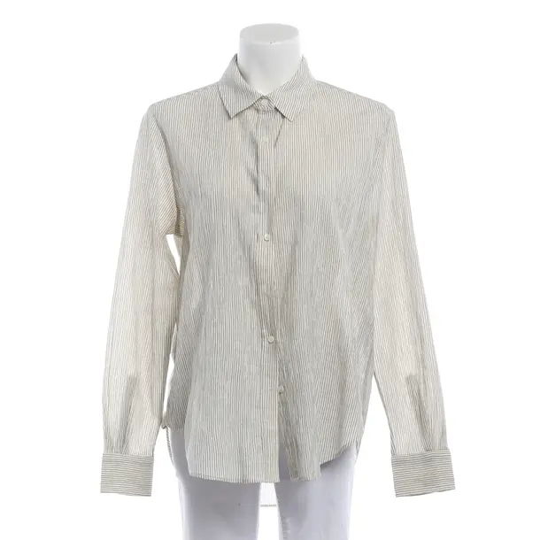 Blouse, in Beige, Cotton, Closed