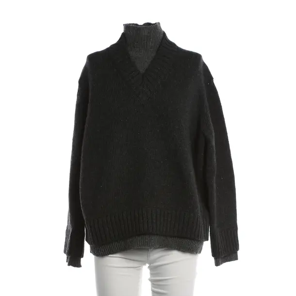 Wool Jumper, in Dark Gray, Wool, Bottega Veneta