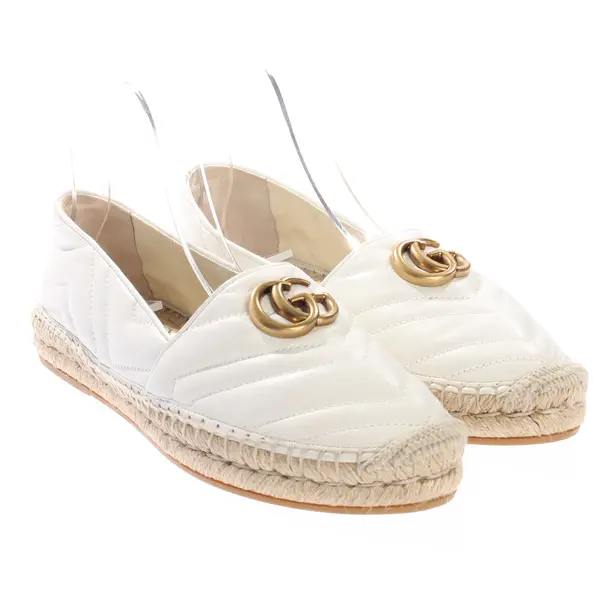 Espadrilles, in Weiß, Gucci